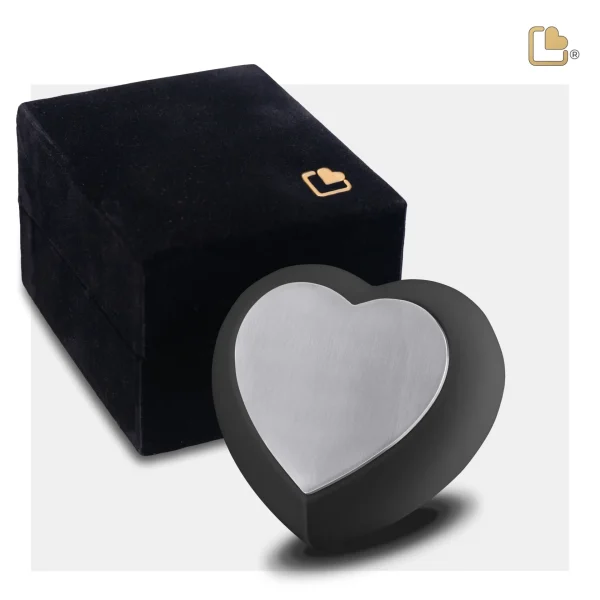 Drop™ Heart Keepsake - Black - Afbeelding 3