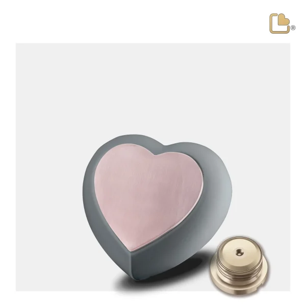 Drop™ Heart Keepsake - Grey - Afbeelding 2