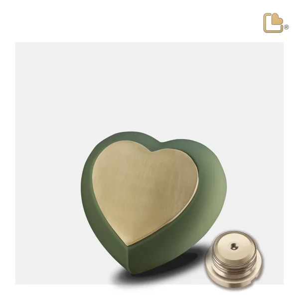 Drop™ Heart Keepsake - Green - Afbeelding 3