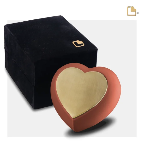 Drop™ Heart Keepsake - Terracotta Red - Afbeelding 2