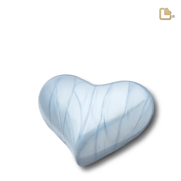 Heart Keepsake - Pearl Blue