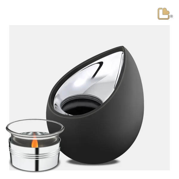 Drop™ Tealight Urn - Black - Afbeelding 2