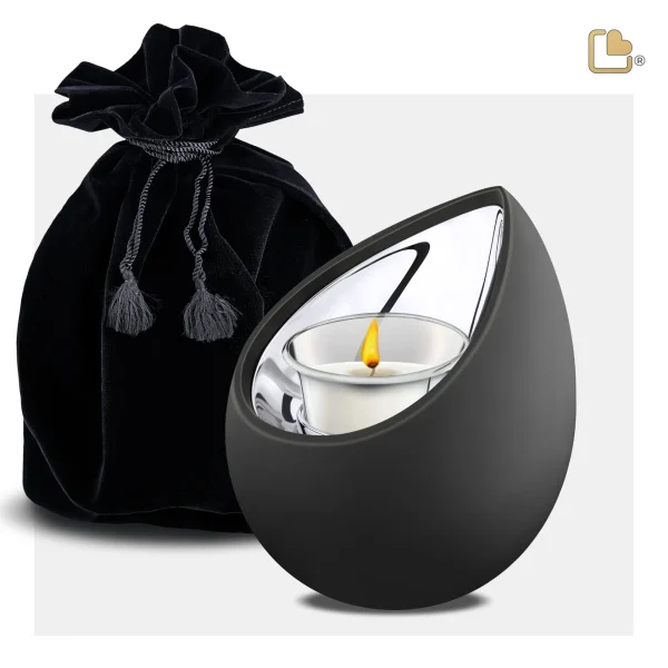 Drop™ Tealight Urn - Black - Afbeelding 3