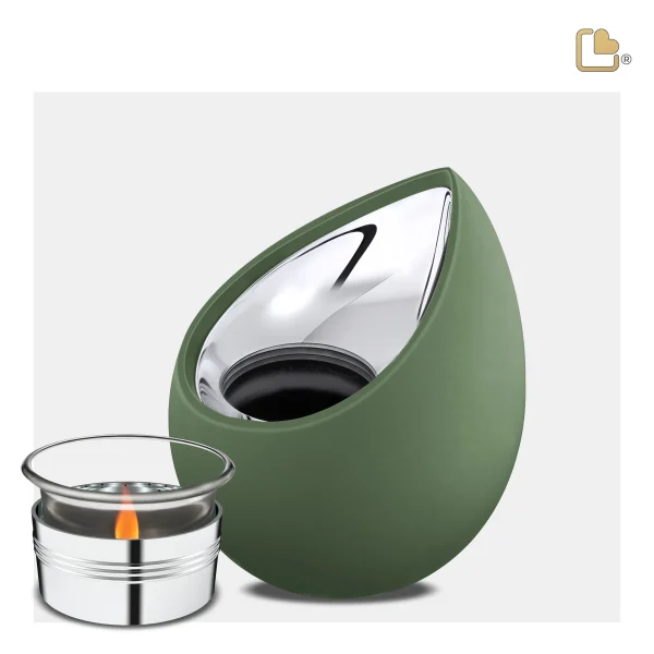 Drop™ Tealight Urn - Green - Afbeelding 2