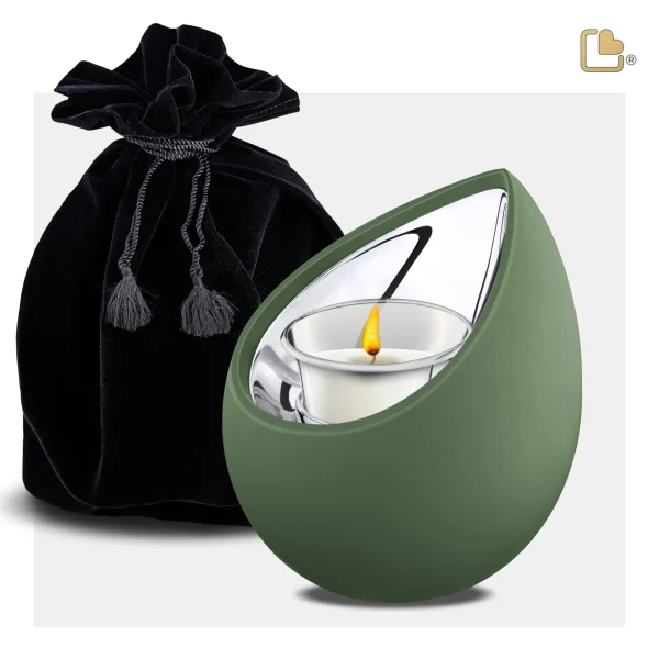 Drop™ Tealight Urn - Green - Afbeelding 3