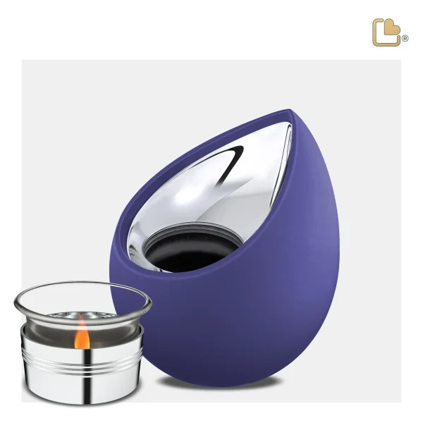 Drop™ Tealight Urn - Blue - Afbeelding 2