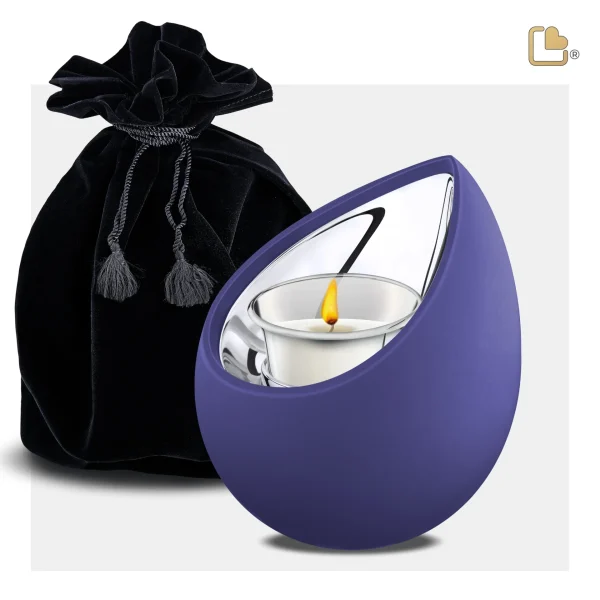 Drop™ Tealight Urn - Blue - Afbeelding 3