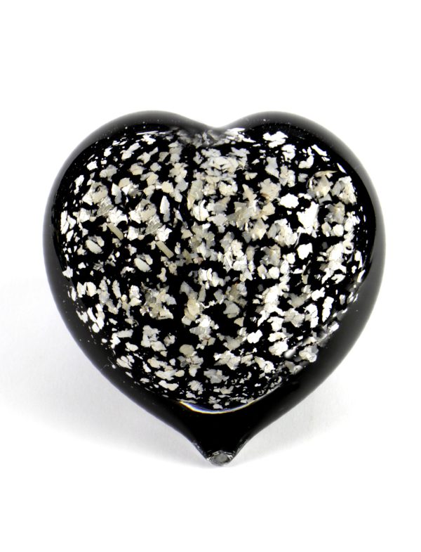 Memorie Line - Heart Black Silver