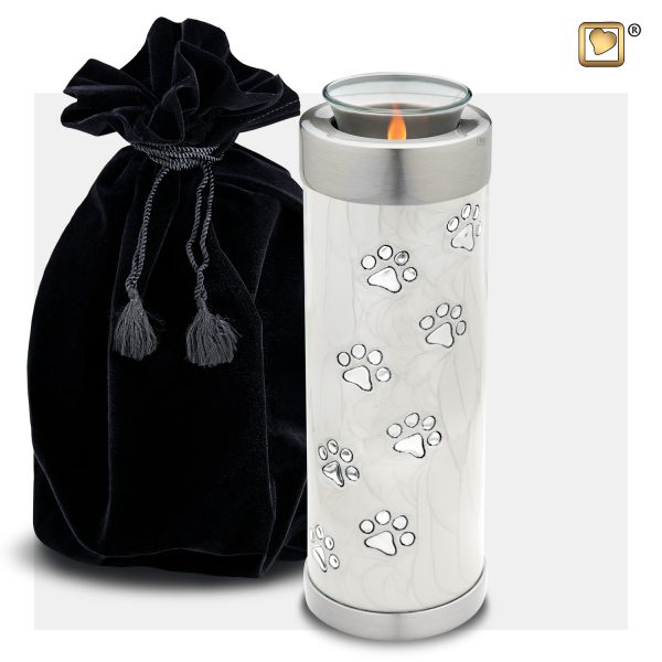 Pet Tealight Urn - White - Afbeelding 4